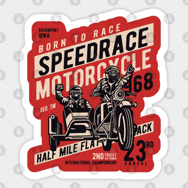 SpeedRace Motorcycle Sticker by PaunLiviu